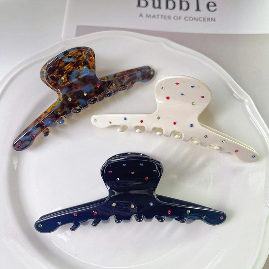 Women's Simple Style Geometric Solid Color Acetic acid sheets Hair Claws