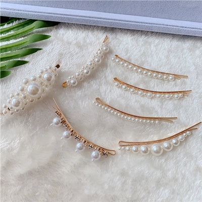Women's Elegant Sweet Solid Color Plastic Hair Clip