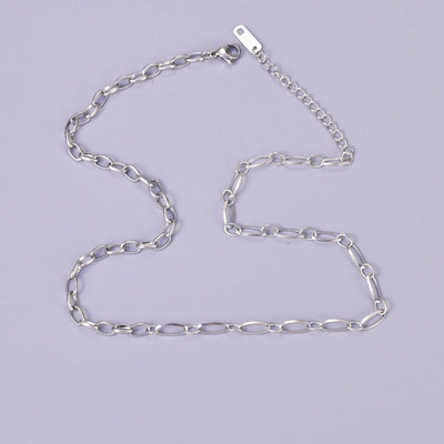 Jewelry Simple Style Classic Style Geometric Titanium Steel 18K Gold Plated Necklace