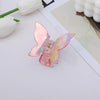 simple style bow knot imitation acetic acid handmade hair claws 1 piece