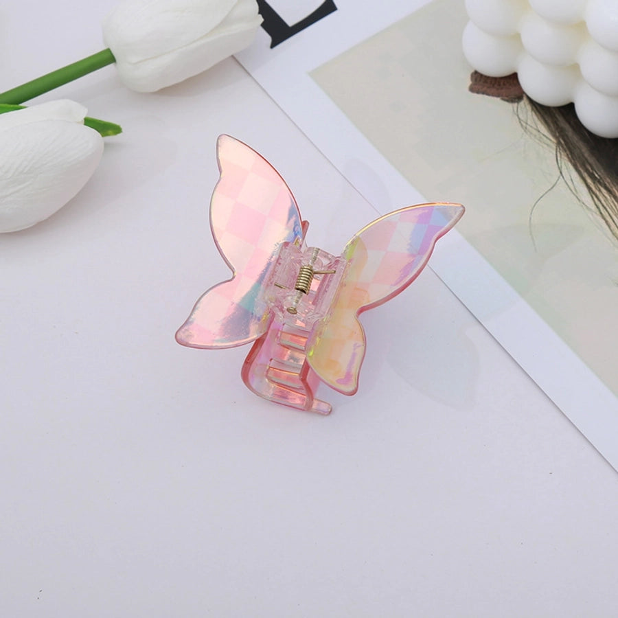 simple style bow knot imitation acetic acid handmade hair claws 1 piece