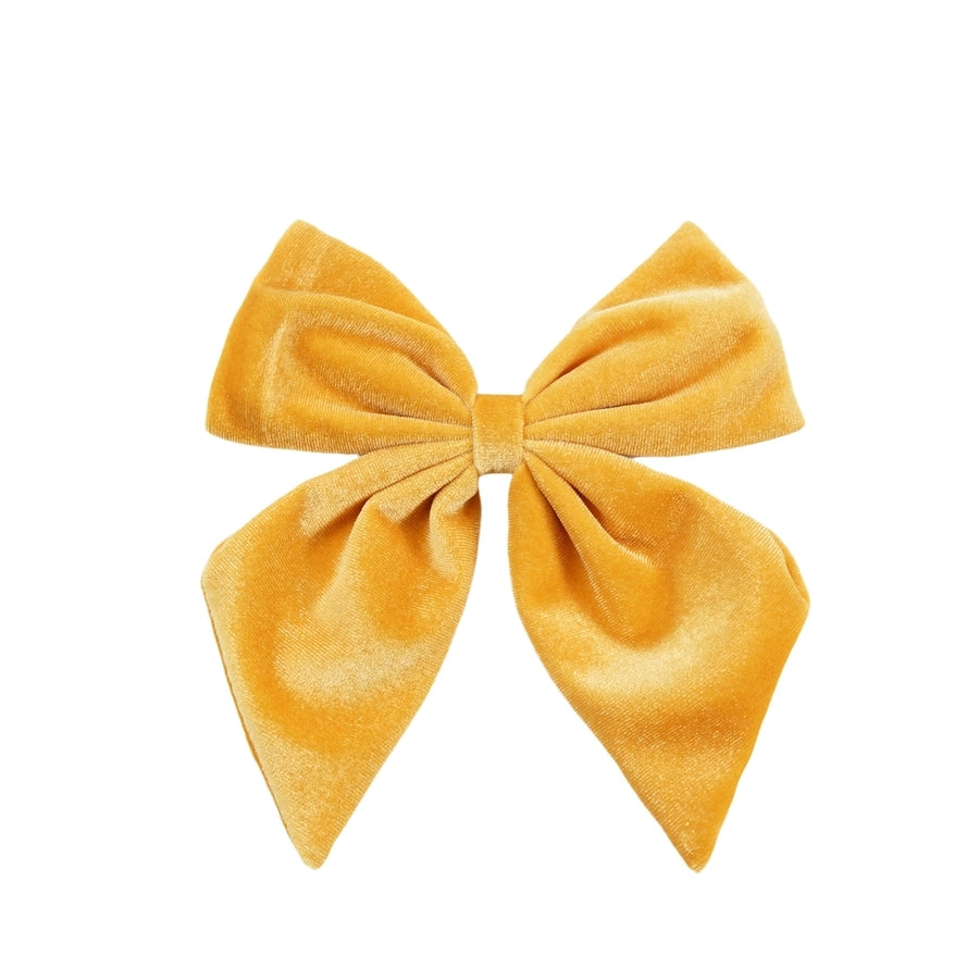 Women's Retro Bow Knot Flannel Hair Clip