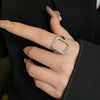 Copper Plating Geometric Open Rings
