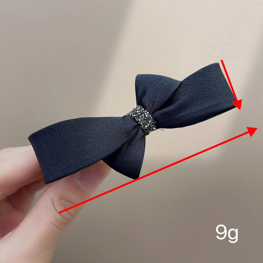 High-end Refined Butterfly Hairband Simple Internet Celebrity Hair Accessories Back Head Spring Clip Chain Rhinestone Hand Rhinestone