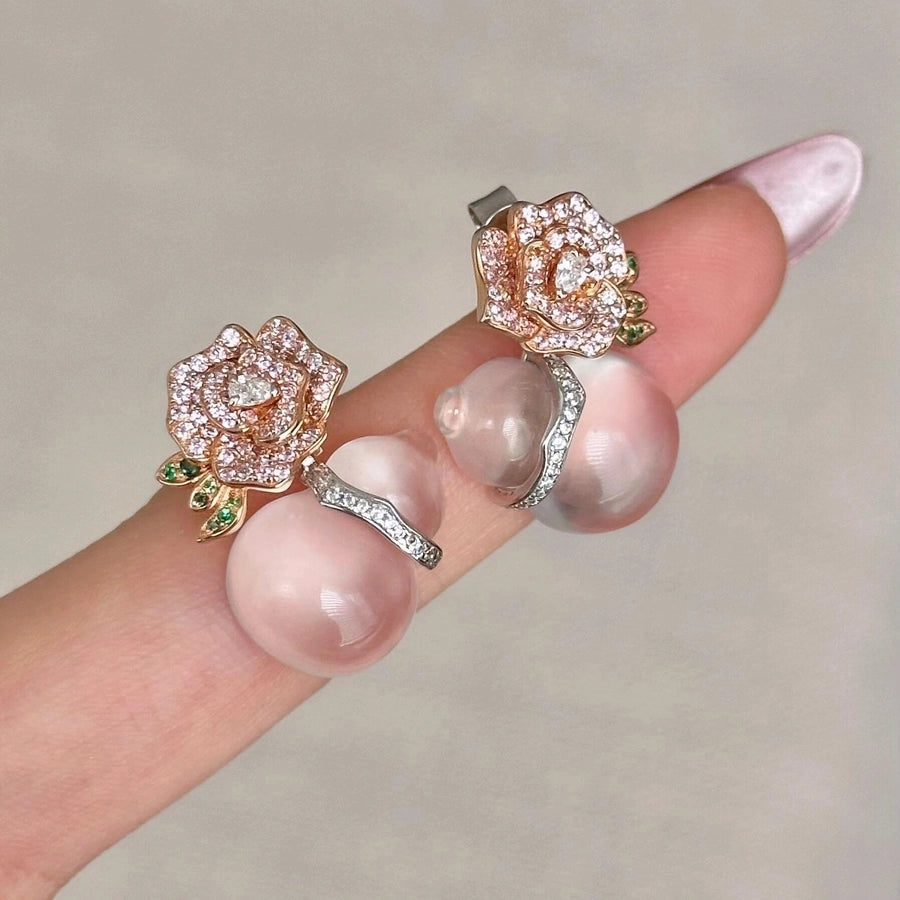 925 Sterling Silver Plating Flowers Plant Flowers