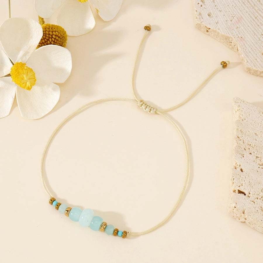 Casual Simple Style Streetwear Geometric natural stone Bracelets In Bulk