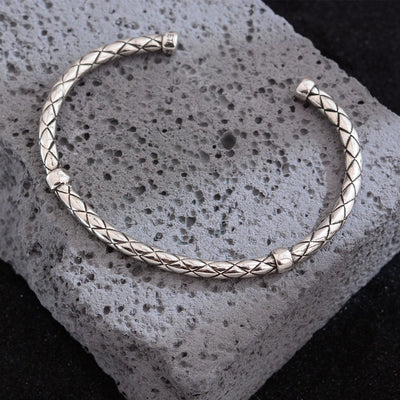 Jewelry Simple Style Solid Color Twist Copper Bangle