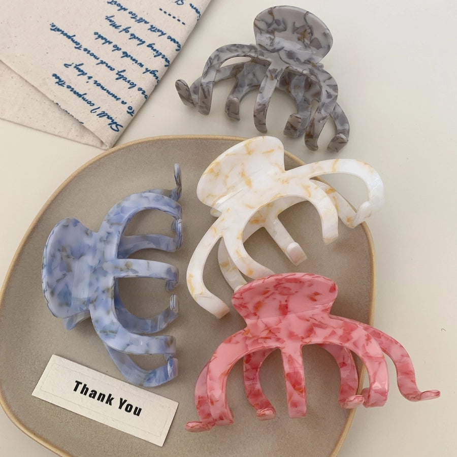 Women's Basic Simple Style Solid Color Acetic acid sheets Hair Claws