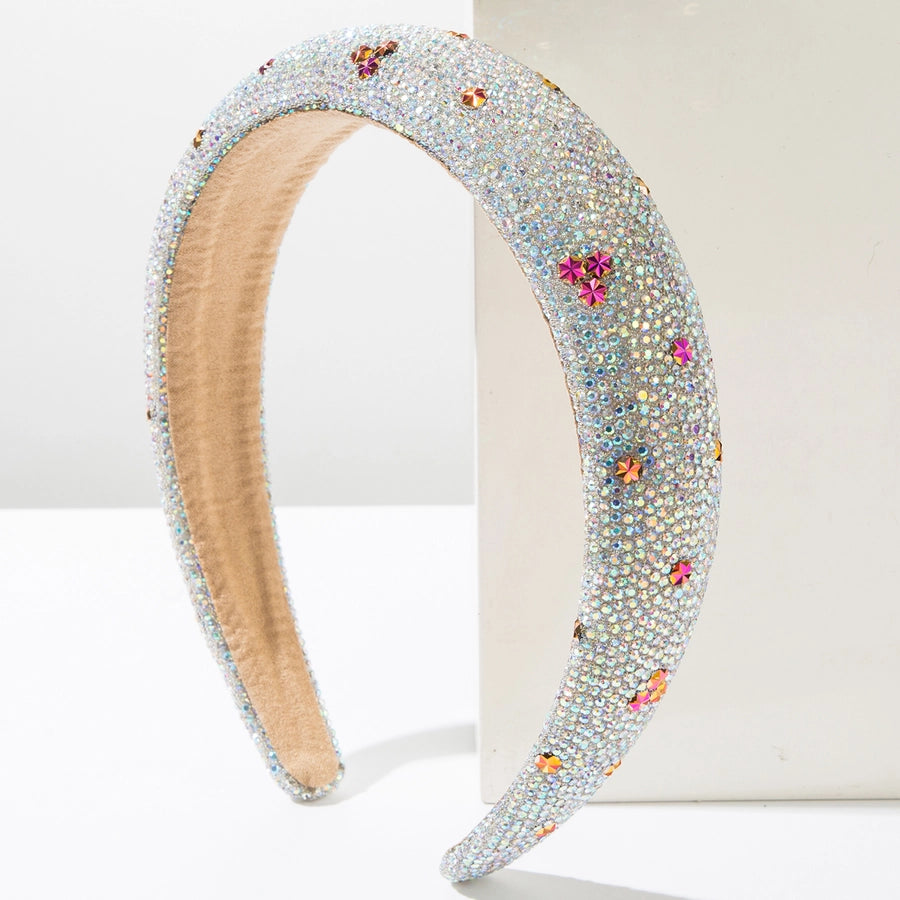 Women's Casual Vacation Classic Style U Shape Alloy Cloth Rhinestone Inlay Rhinestones Hair Band