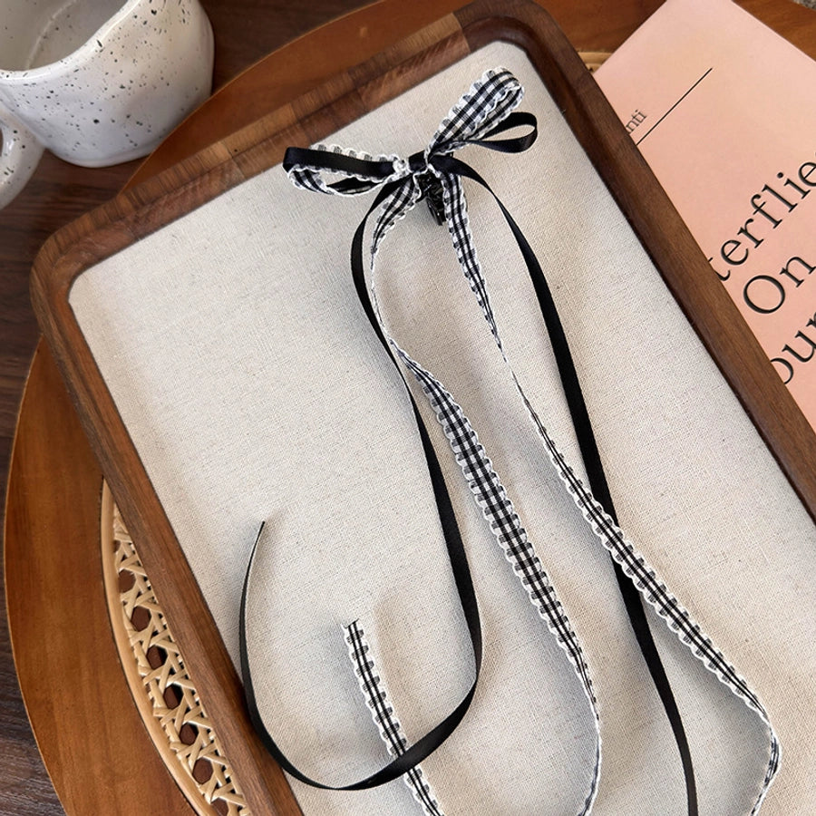 Women's Cute Lady Sweet Bow Knot Cloth Hair Clip