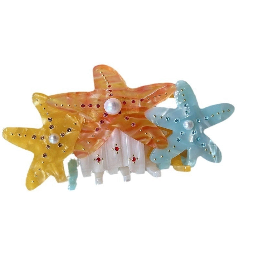 Women's Lady Star Acetic acid sheets Hair Claws