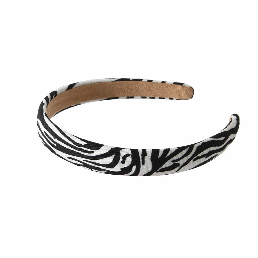 Guanyang  Zebra Print Leopard Print Headband  Retro Sponge Face Washing Pressure Hairband Simple Fashion Headband Hair Accessories