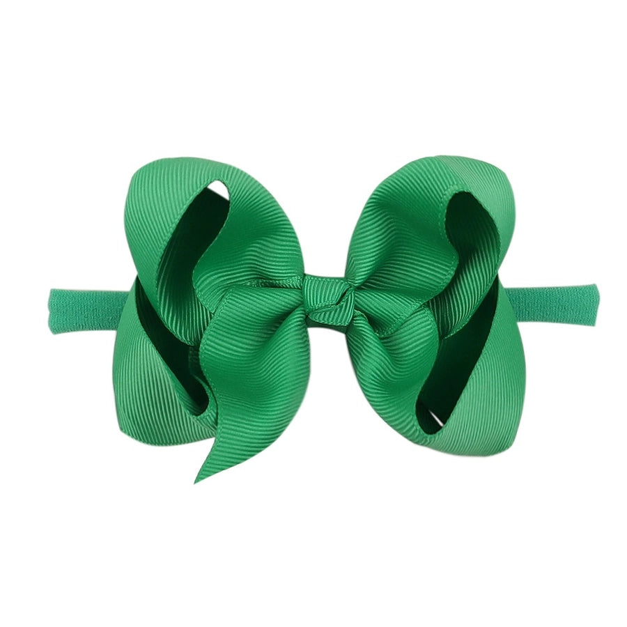 2337 20 color bubble flower headband new children bow nylon hair band  baby hair accessories