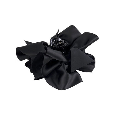 Escape Princess Headwear ~ Satin Big Bow Grab Clip Shark Clip Back Head Hair Korean Grab Clip Ins Clip