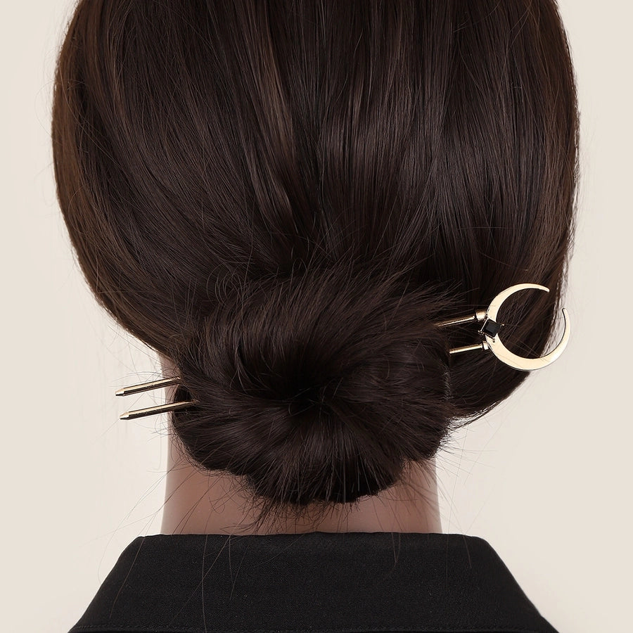 women's elegant streetwear u shape metal hairpin