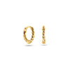 1 Pair Casual Simple Style Solid Color Copper Earrings
