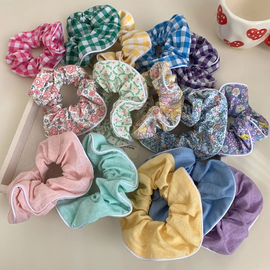 Women's Casual Simple Style Streetwear Floral Cloth Hair Tie