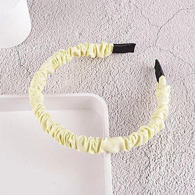fashion candy color solid color sponge wide-sided headband