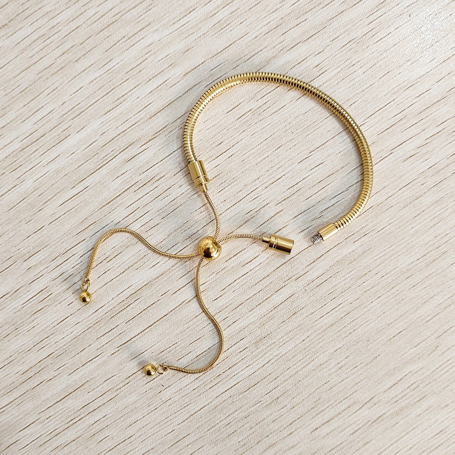 Basic Geometric 304 Stainless Steel Bracelets In Bulk