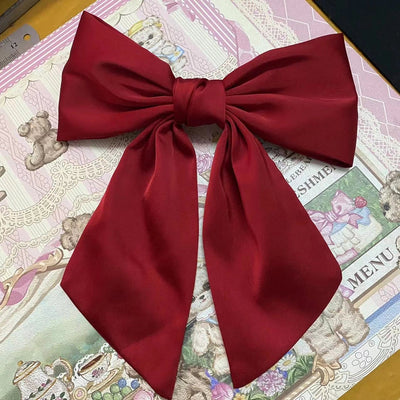 sweet bow knot cloth hair clip