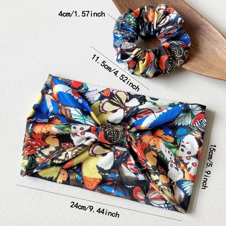 Women's Basic Simple Style Butterfly Hair Band Hair Tie