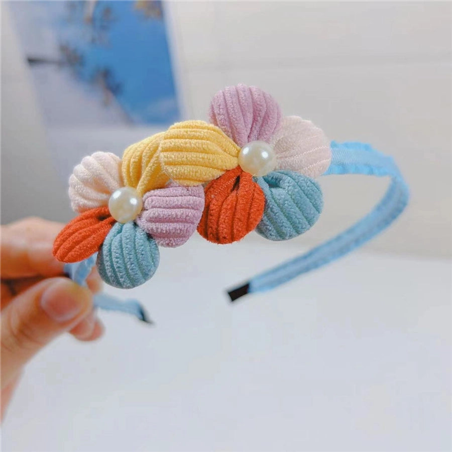 sweet flower cloth hair clip hair band