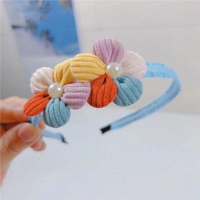 sweet flower cloth hair clip hair band