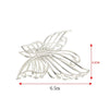 High-grade hollow tassel bow hairpin female back head high-grade grip medium shark clip  New