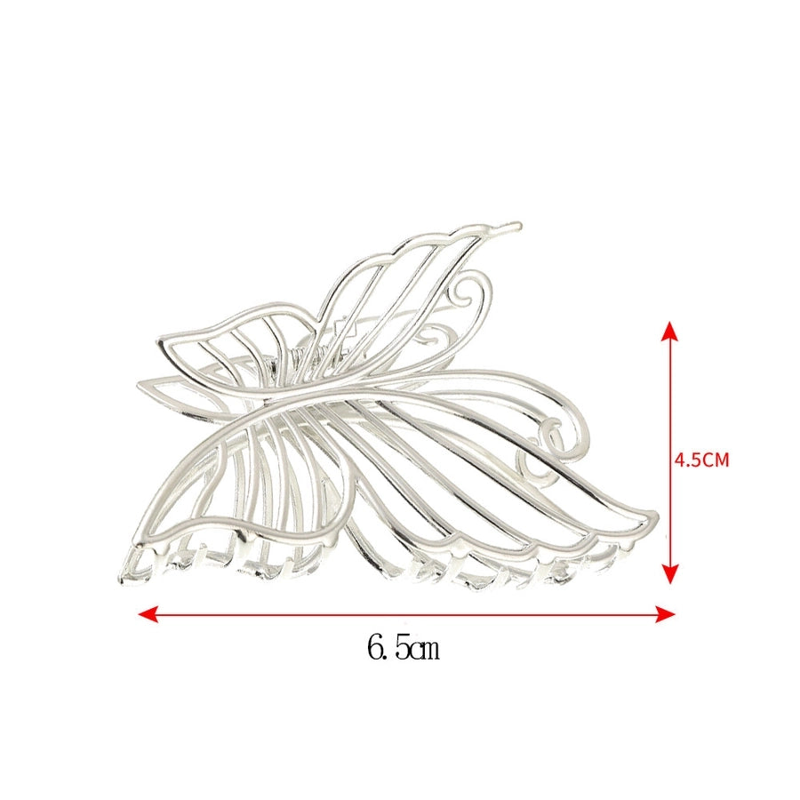 High-grade hollow tassel bow hairpin female back head high-grade grip medium shark clip  New