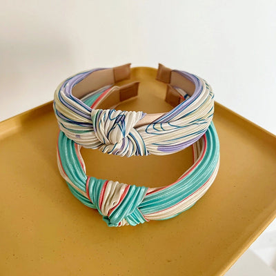modern style multicolor cloth handmade hair band