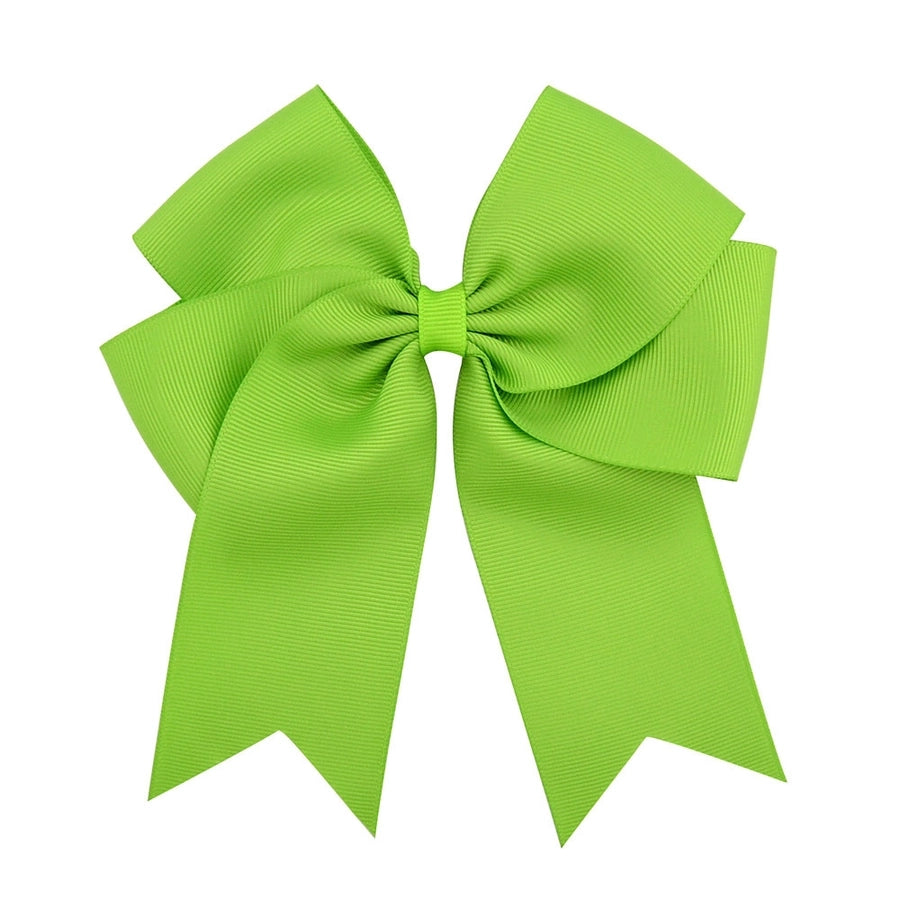new korean ribbed satin fishtail double-layer bow hairpin