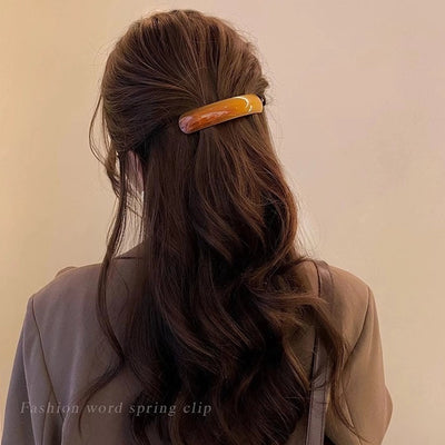 Women's Casual Simple Style Solid Color Leopard Zinc alloy Hair Clip