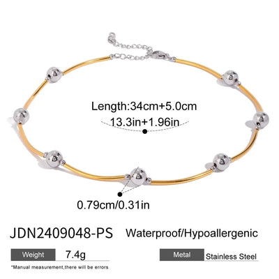 Jewelry Simple Style Classic Style Geometric 304 Stainless Steel Necklace