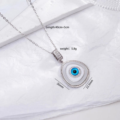 Jewelry Lady Sexy Eye 304 Stainless Steel Copper Pendant Necklace