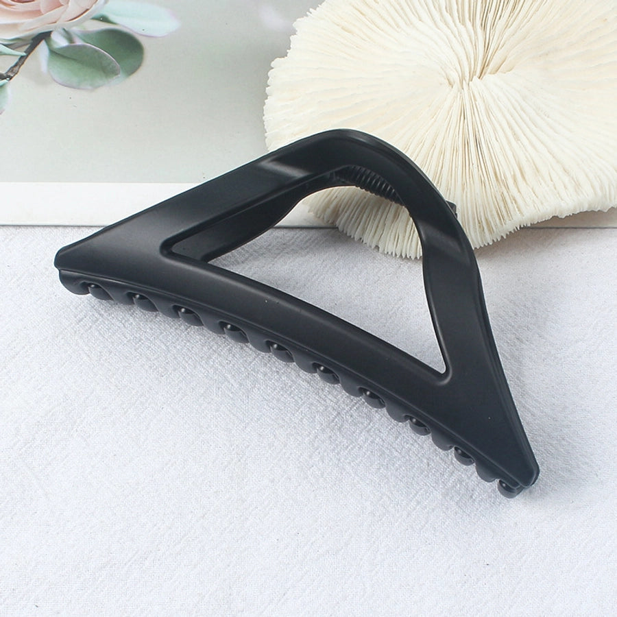 simple style triangle arylic stoving varnish hair claws 1 piece