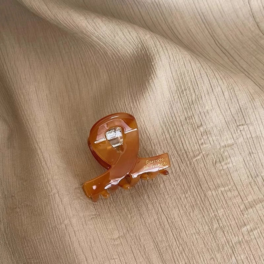 classic style solid color acetic acid sheets polishing hair claws