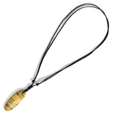 Bohemian Geometric natural stone Polyester Fiber (Polyester) Pendant Necklace In Bulk