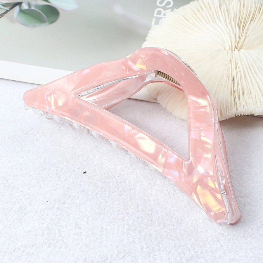 simple style triangle arylic stoving varnish hair claws 1 piece