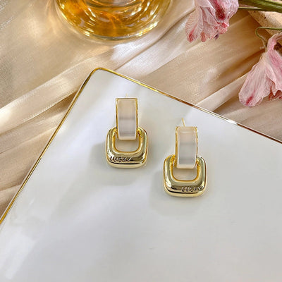 Shake the sound hot with the recommend 100 925 silver pin earrings earrings classic geometric long tassel earrings