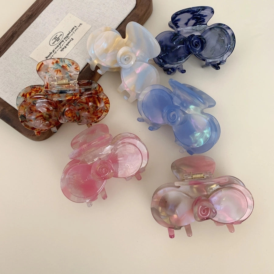 Women's Sweet Simple Style Flower Acetic acid sheets Hair Claws