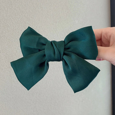 korean princess bow hairpin retro top clip back head clip hairpin