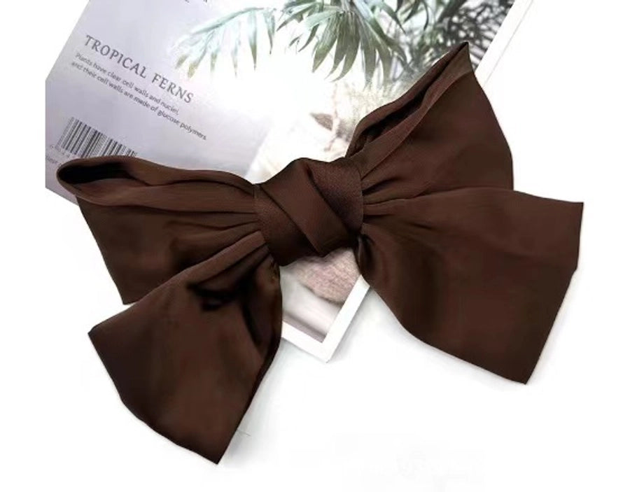 korean style bow knot cloth hair clip hair tie 1 piece