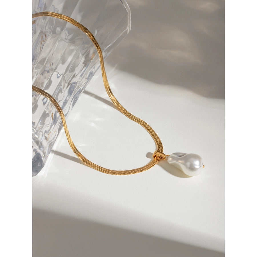 Jewelry Simple Style Classic Style Irregular 304 Stainless Steel Pendant Necklace