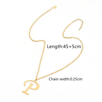 Jewelry Elegant Simple Style Classic Style Letter 201 Stainless Steel 304 Stainless Steel Pendant Necklace