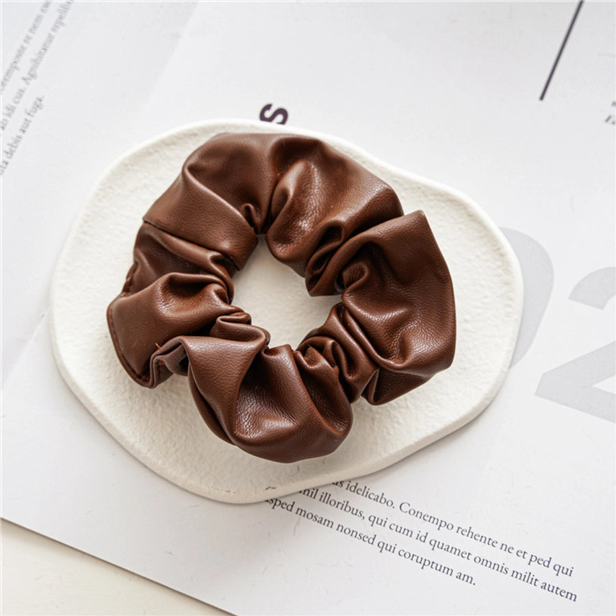 simple style solid color cloth hair tie 1 piece
