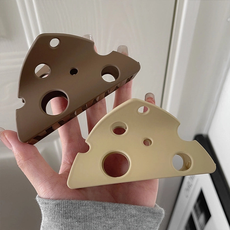 Women's Cute Cheese Plastic Hair Claws