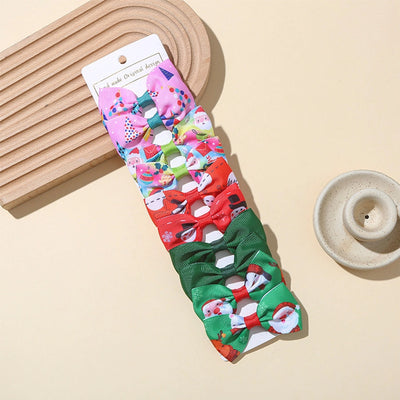 Girl'S Sweet Korean Style Bow Knot Polyester Hair Clip