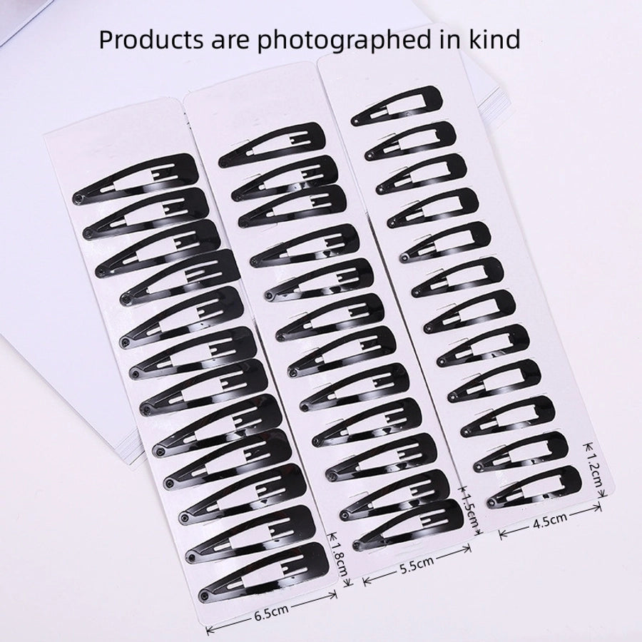 Women's Girl'S Simple Style Triangle Solid Color Iron Hair Clip