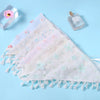 Women's Pastoral Plaid Flower Cloth Net Yarn Hair Band