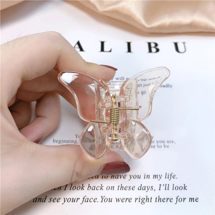 retro butterfly arylic stoving varnish hair claws